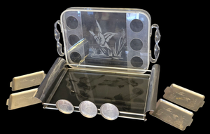 lot 323 image: Vintage Serving Pieces with Duck Motifs, Including Richard Bishop Tray