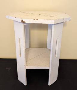 lot 236 image: Painted Wood Side Table
