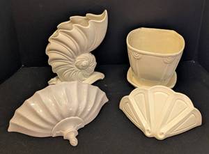 lot 255 image: Ceramic Vases and Wall Planters