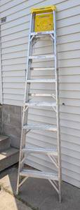 lot 286 image: Wener 8ft Aluminum Ladder
