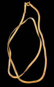 lot 337 image: 14k Yellow Gold Herringbone Chain