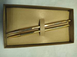 lot 74 image: Stick-o-Matic Brass Pencils