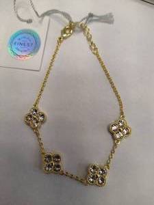 lot 90 image: Nic & Syd Gold Tone Crystal Bracelet New in Box