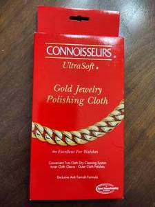 lot 100 image: Connoisseurs Gold Jewelry Polishing Cloth