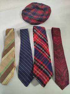 lot 149 image: Asst Ties & Pendleton Page Boy Hat
