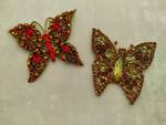 VIntage Butterfly Brooches