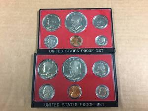 lot 141 image: (2) Bicentennial - United States Proof Sets - S
