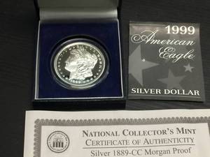 lot 149 image: National Collectors Mint 1889 CC Morgan Proof with COA