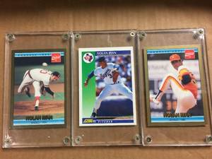lot 158 image: 3 Nolan Ryan - Baseball Cards