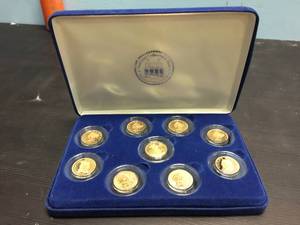 lot 177 image: National Collectors Mint - Gold Coin Tribute Set