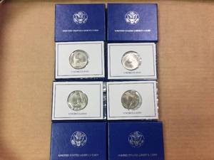 lot 179 image: (4) 1986 United States Liberty Coin - 100th Birthday Tribute Coins