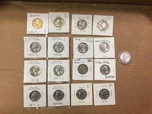 lot 180 image: Variety Washington Collector Quarters