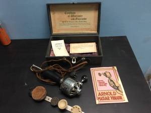 lot 191 image: Antique Arnold Electric - Massage Vibrator Kit