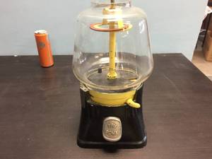 lot 215 image: Vintage Try Some 1 Cent Gumball Machine Parts