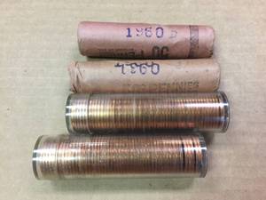lot 228 image: 4 Rolls Pennies from 1960