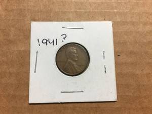 lot 238 image: 194 Wheat Penny - Cannot See a 4th Digit - Ghost Date