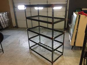 lot 252 image: Light Industrial 48 x 24 x 70 Shelf System - Sturdy