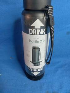lot 51 image: TYLT Power Bottle 2.0 24oz Stainless Steel Wide Mouth Water Bottle Removable 5700mAh Magnetic Portable Power Bank