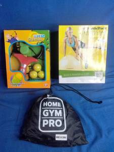 lot 54 image: Fitness Items and a Slingshot