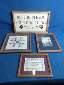 lot 65 image: Lot of Wall Decor