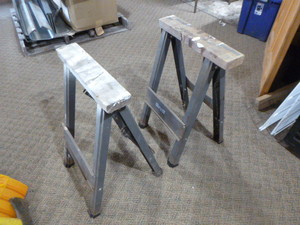 lot 21 image: 2 Hirsh Saw Horses