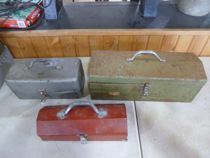 lot 94 image: 3 Metal Toolboxes with Assorted Tools