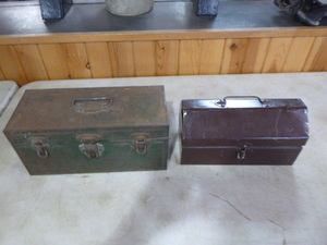 lot 98 image: 2 Metal Toolboxes with Some Tools
