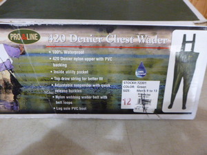 lot 120 image: Pro Line 420 Denier Chest Waders