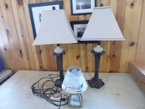 lot 144 image: 3 Table Lamps