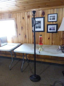 lot 145 image: Floor Lamp and Lava Lamp
