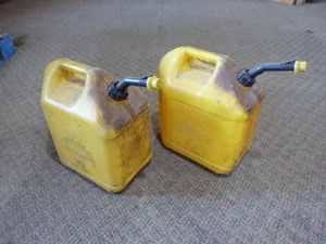 lot 170 image: 2 Diesel Gas Cans with Nozzles
