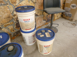 lot 196 image: 3 Pails of Marc Thermal Lock High Speed Buffable Floor Finish