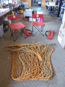 lot 215 image: Hammock and Outdoor Chairs