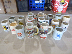 lot 219 image: 17 Beer Steins