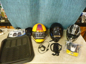 lot 228 image: Sports Helmets and Floor Mats