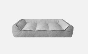 lot 178 image: Kirkland Signature Bolster Duke Pet Bed, 46  36 in - Gray