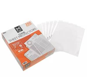 lot 183 image: NEW Members Mark Sheet Protectors, 250 count