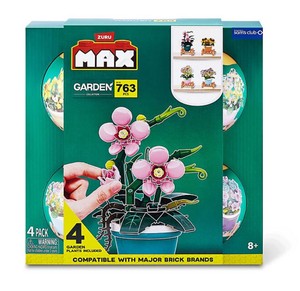 lot 222 image: NEW Zuru MAX Premium Building Bricks Collection, 4 pk. - Garden