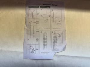 lot 46 image: 6ft Garden Obelisk Trellis For Climbing Plants