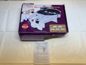 lot 48 image: 3 LED Rechargeable Helmet Magnifier