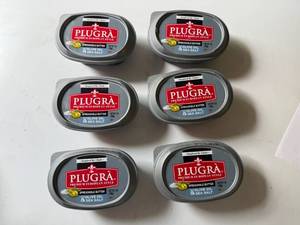 lot 108 image: CC. 6x 7oz Plugra Spreadable Butter-Olive Oil & Sea Salt