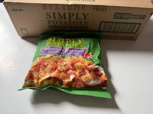 lot 134 image: DD. 6x 20oz Simply Potatoes-Signature Seasoned Diced