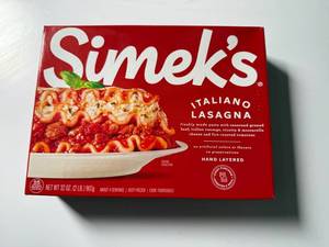 EE. 2lbs Simeks Italiano Lasagna