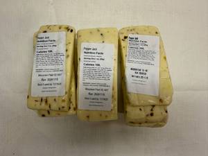 lot 152 image: 3x Wisconsin Pepper Jack Cheese