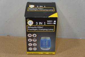 lot 158 image: 3-In-1 Mosquito KillerFlashlightCamp Light