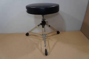 lot 181 image: Gibraltar Adjustable Height Padded Stool