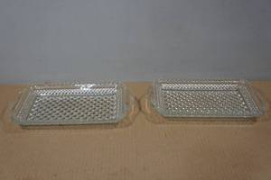 lot 207 image: 2 Glass Serving Dishes