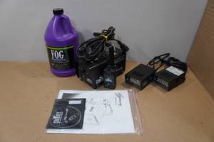 lot 215 image: Chauvet Fog Machine with Juice and Strobe Lights
