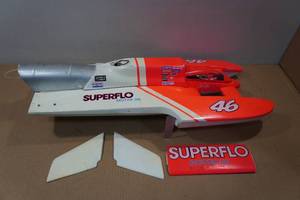 lot 1J image: Vintage Hydro Gas Powered Boat