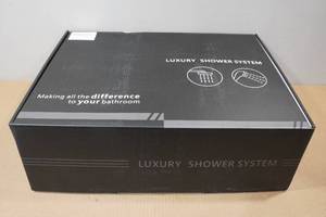 lot 24 image: Everstein 10 High-Pressure Rainfall Dual Shower Head System - Polished Chrome